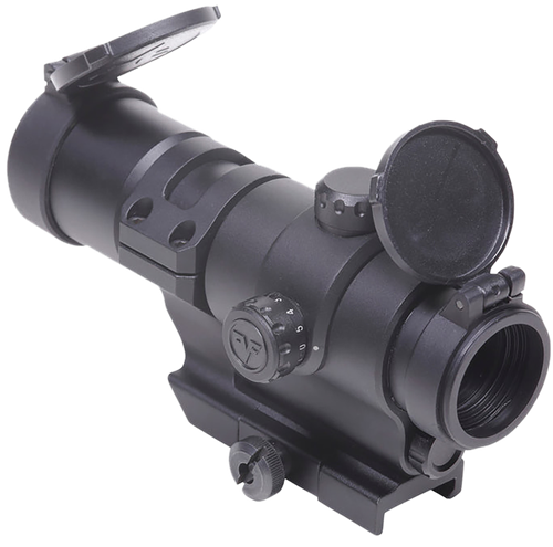Firefield Impulse Matte Black 1x 28mm X 1 X 2 MOA Dot/ 60 MOA Ring- Dual Illuminated Red- Green Reticle-Includes Battery/Lens Caps