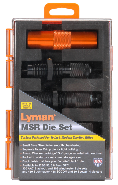Lyman MSR Precision Die System 3-Die Set 300 AAC Blackout