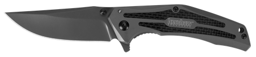 Kershaw DuoJet 3.25" Folding Clip Point Plain Gray TiCN 8Cr13MoV SS Blade Gray TiCN Stainless Steel Handle Includes Pocket Clip