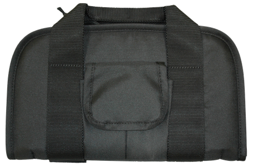 Bob Allen Max-Ops Handgun Case, Water Resistant 600D Polyester with Black, Foam Padding & Full Length Zipper 13" x 7.50" x 1.25" Interior Dimensions