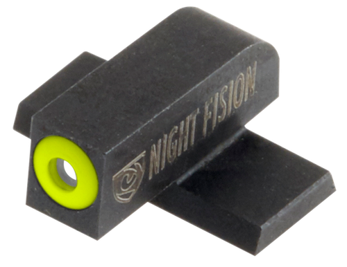 Night Fision Night Sight Set Square Front/U-Notch Rear Springfield XD/XD(M)/XD-M2 Green Tritium Yellow Outline Front Green Tritium White Outline Rear Black