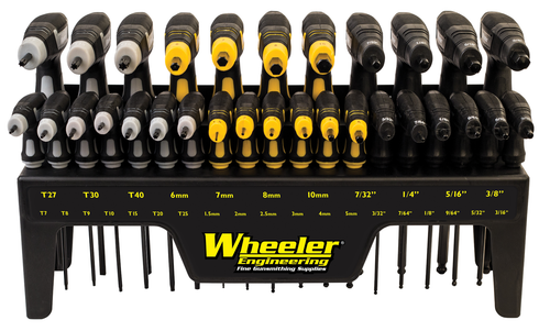 Wheeler P-Handle, Tool, 30pc Driver Set, SAE/Metric/Torx, Black/YelloGrey Finishes
