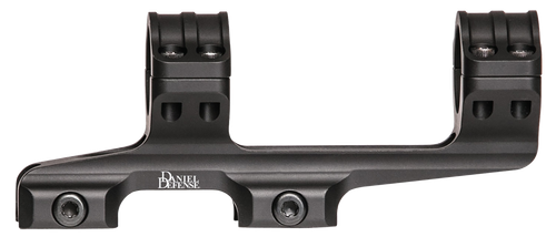 Daniel Defense 03-047-07276 Optics Mount 1-Pc Base & Ring Combo Double 1" Black Hard Coat Anodized Finish