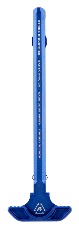 Strike Latchless Charging Handle AR-15 Blue Anodized Aluminum