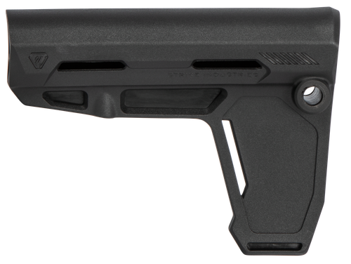 Strike Stabilizer Brace made of Black Synthetic with 6.50" OAL for AR-Pistol Platform