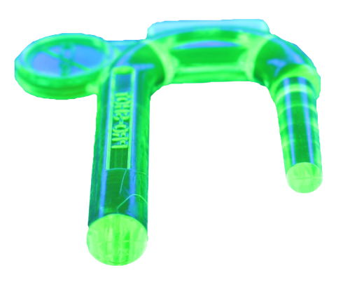 Pro-Shot UV Bore Light Chamber Flag 9mm/22 Caliber & Up Rifle/Pistol Firearm Fiber Optic Neon Green 2 Per Pkg