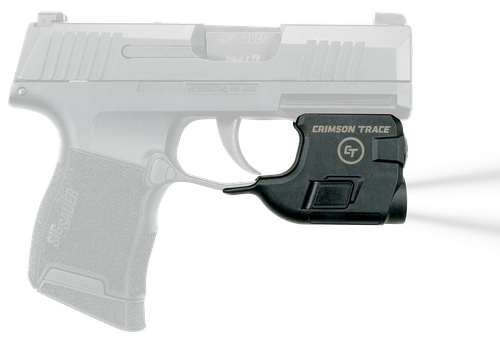Crimson Trace LTG772 Lightguard For Handgun Sig P365 110 Lumens Output White LED Light Trigger Guard Mount Matte Black Polymer