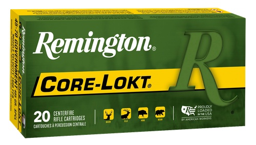 Remington Core-Lokt Hunting 45-70 Gov 405gr, Soft Point Core-Lokt (SPCL) 20 Per Box
