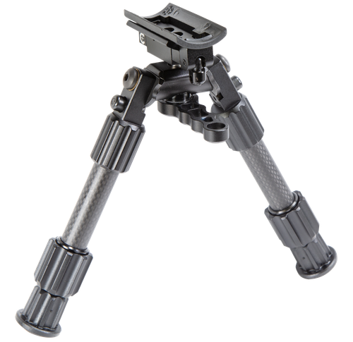 Caldwell Accumax Swivel Stud Bipod, Carbon Fiber, 6"-9", Black