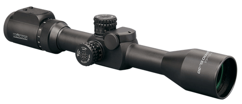 Konus KonusPro, Electronic LCD, Scope, 4-16X44mm, 30mm Tube, 10 Interchangeable Reticles, Matte Black, Includes Lens Caps and Cleaning Cloth