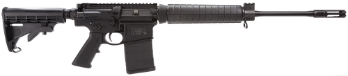 Smith & Wesson LE M&P10 308 Win, 18" Barrel, 20rd, 6-Position Black Stock Black Hardcoat Anodized