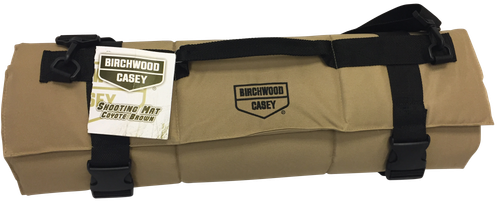 Birchwood Casey Shooting Mat, 84"x27"x1/2", Coyote Brown