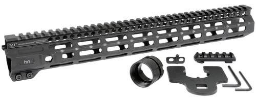 Midwest Combat Rail M-Lok Handguard, Fits AR Rifles, 15", Wrench Included, Black MI-CRM15
