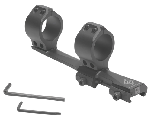 Sightmark Tactical Scope Mount/Ring Combo Matte Black Aluminum, Cantilever 30mm Tube QD Picatinny Rail Mount, 20 MOA