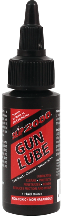 SLIP 2000 Gun Lube Cleans, Lubricates, Protects 1 oz Squeeze Bottle