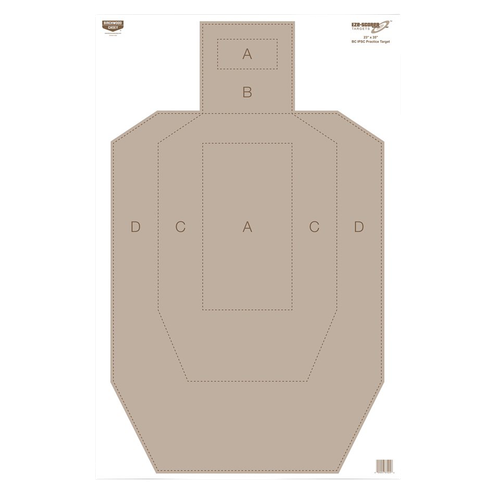 Birchwood Casey Eze-Scorer Target, IPSC Practice Paper, 23X35, 100 Targets