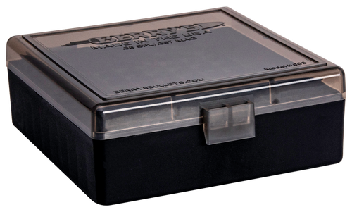 Berry's Ammo Box 38 Special/ 357 Mag Smoke/Black Polypropylene 1.68" L x 0.40" 100rd