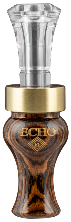 ECHO CALLS, INC Diamondwood/Wood Poly Ducks Double Reed Bocote Timber/Polycarbonate