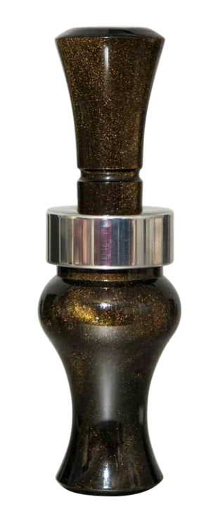 Echo Calls Meat Hanger Double Reed Mallard Sounds Attracts Ducks Black Gold Pearl Acrylic