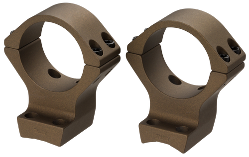 Browning Integrated Scope Mount System Burnt Bronze Cerakote Browning X-Bolt 30mm Tube Medium Rings X-Lock Mount .500" Mount Height Aluminum Rifle