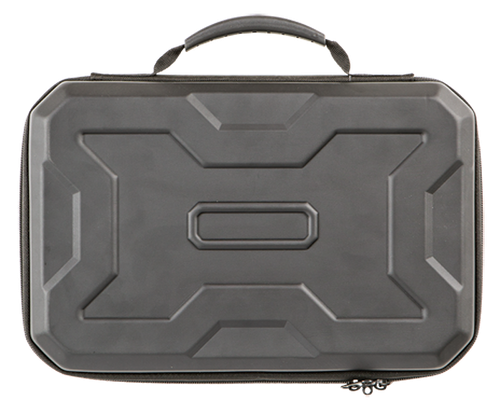 Allen EXO Handgun Case made of Polymer with Black, Egg Crate Foam, Lockable Zipper & Molded Rubber Handle 12" L