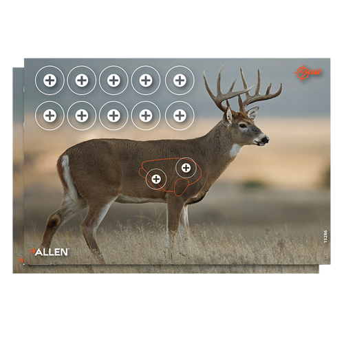 EZ-Aim Whitetail Deer Paper Hanging 23" x 35" Multi-Color Includes Pasters 2 Per Pkg