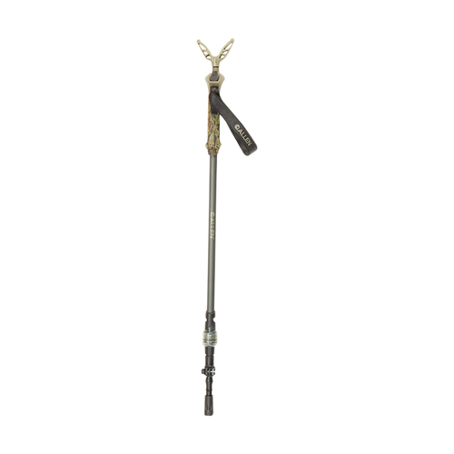 Allen Axial EZ-Stik Shooting Stick Monopod made of Matte Beetle Green Aluminum with Rubber Foot, Push Button Auto Slide Action, Post Attachment System & 29-61" Vertical Adjustment