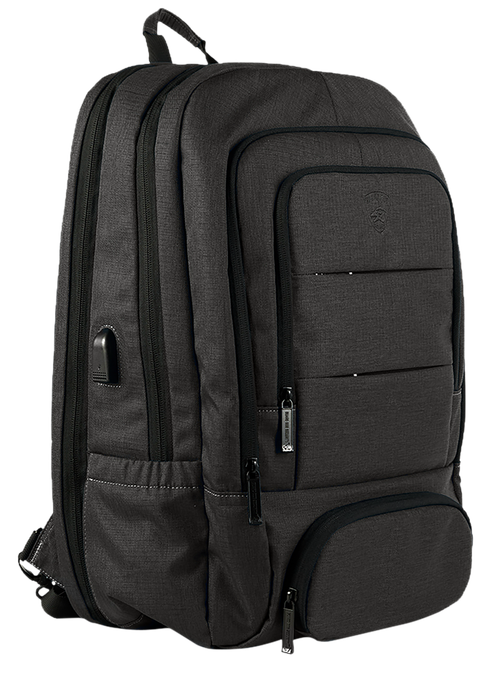Guard Dog Proshield Flex Bullet Proof Backpack Style with Black, Built-In Charging Bank, RFID Compartment, TSA Approved & Over 20 Pockets 19" H x 13.50" W x 10" D