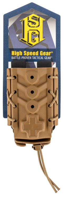 High Speed Tourniquet TACO Coyote Brown Kydex, 2" Belt Clip/MOLLE U-Mount, CompatibleMost Tourniquets