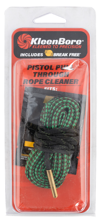 KleenBore Kwik Kleen One Pull 22 Rope Cleaner with 160X More Floss for 22 Caliber Handgun Includes BreakFree CLP Wipe