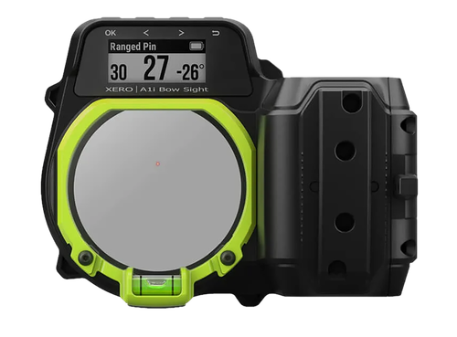 Garmin Xero A1i Bow Sight Black/Green 300 yds Range Right Hand User Compatible With Garmin GPS Devices Features Digital Laser Rangefinder