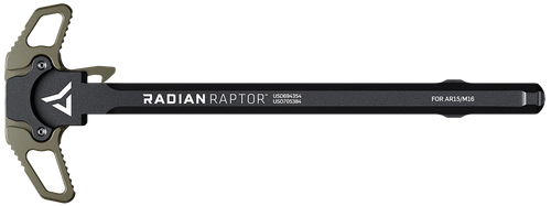 Radian Raptor Charging Handle AR-15/M16, 7075 Aluminum, Mil-Spec Radian Olive Drab Anodized Finish