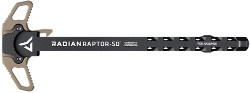 Radian Raptor SD FDE Changing Handle AR-15/M16, 7075 Aluminum, Ported Shaft, Mil-Spec Flat Dark Earth Anodized Finish