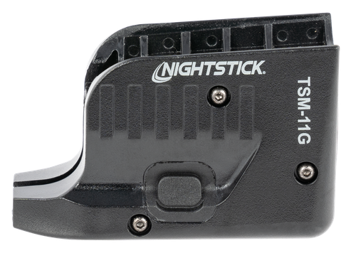 Nightstick TSM-11G Weapon Light Laser Fits Glock 42/43/43X/48 Handgun, 150 Lumens Output White LED Light/Green Laser 104 Meters Beam Black Polymer