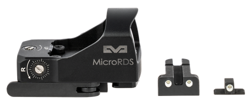 Meprolight MicroRDS, Kit, Reflex Sight, 3 MOA Red Dot, Black Color, Fits Sig P-Series (P320/P229/P226), Includes Specialized TruDot Replacement Night Sights, QD Mount