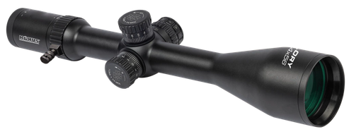 Konus Glory Riflescope 3-24X56mm, 30mm Tube, Fine Crosshair Reticle with Illuminated Dot, Includes Sunshade, Removable Zoom Lever, Lens Caps, and Cleaning Cloth