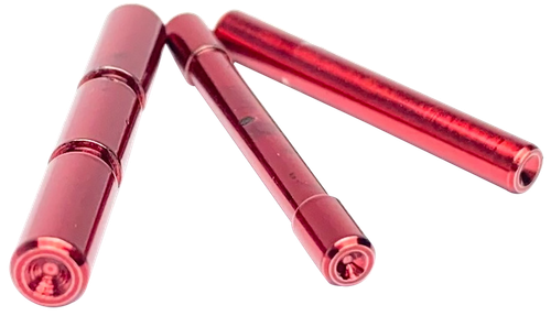 Cross Armory 3 Pin Set Dimpled Glock 17,19,2-24,26,27,29-35,38,39 Gen1-3 Red 4140 Steel Handgun