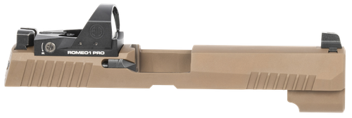 Sig Sauer P320 X-Series Slide Assembly 4.7" Barrel Sig Sauer P320 9mm Coyote Brown Stainless Steel Romeo1Pro