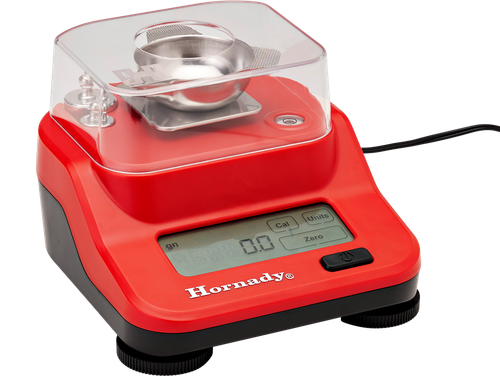 Hornady M2 Digital Bench Scale, 1500 Grain Capacity, Includes Two Calibration Weights, AC Adaptor, and Metal Powder Pan