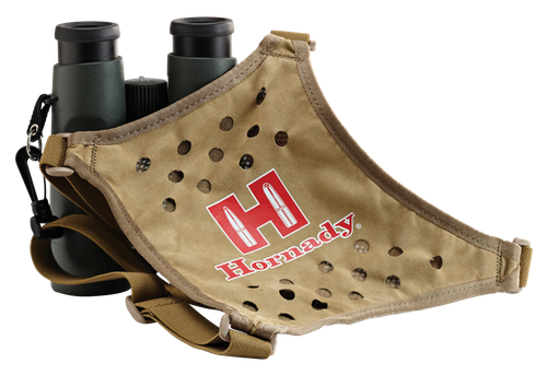 Hornady Binocular Harness Elastic Straps Tan/Red Logo