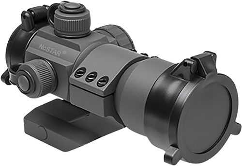 NcStar NcStar 35mm REd/Green/Blue Dot Optic-Urban Gray Small Tube Urban Gray 1x 35mm 3 MOA Red/Green/Blue Dot Illuminated Reticle Features Cantilever Mount