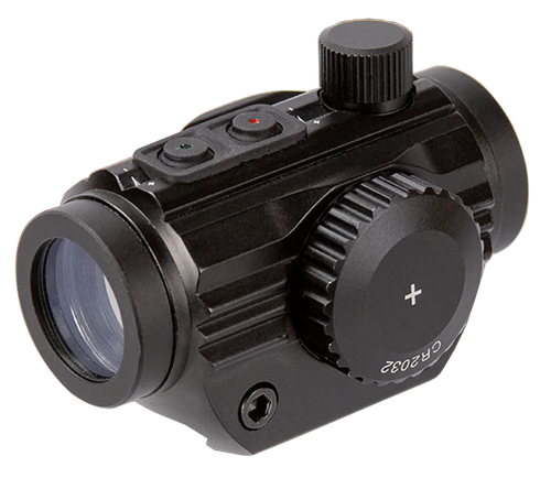 Aim Sports Micro Dot Black Anodized 1x 20mm 5 MOA Dual (Red/Green) Illuminated Micro-Dot Reticle