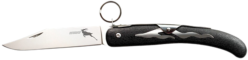 Cold Steel, Kudu, Folding Knife, Silver, Plain Edge, Clip Point, 4.25" Blade, Polished Finish, 5Cr15MoV, Black Handle