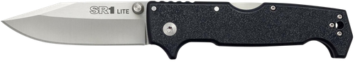 Cold Steel SR1 Lite 4" Folding Clip Point Plain 8Cr13MoV SS Blade/Black Griv-Ex Handle Includes Pocket Clip