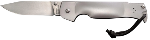 Cold Steel Bushman Pocket 4.50" Folding Clip Point Plain Stone Washed 4116 Stainless Steel Blade/Stone Washed 420 Stainless Steel Handle Includes Pocket Clip