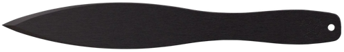 Cold Steel, Sure Flight Sport, Fixed Blade Knife, Black, PlainEdge, Throwing Knife, 12" Overall Length, 1055 Carbon, Black Handle