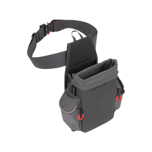 Allen Competitor All-In-One Molded Shooting Bag, Gray EVA with Side Pockets, Removeable Drawstring, Elastic Bands & 2" Wide Webbed Belt Holds 2 Standard 12 Ga 2.75" Shell Boxes