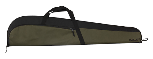 Allen Powell Rifle Case 46" Green with Black Trim 600D Polyester with Foam Padding, Large Accessory Pocket & Lockable Zippers