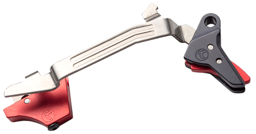 Timney Triggers Alpha Competition Straight Trigger with 3 lbs Draw Weight & Black for Most Glock Gen 3-4 9mm, 40 S&W