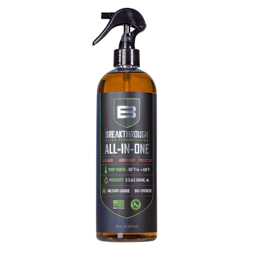 Breakthrough Clean BB-AIO-16OZ All-In-One Cleans, Lubricates, Prevents Rust & Corrosion 16 oz Spray Bottle